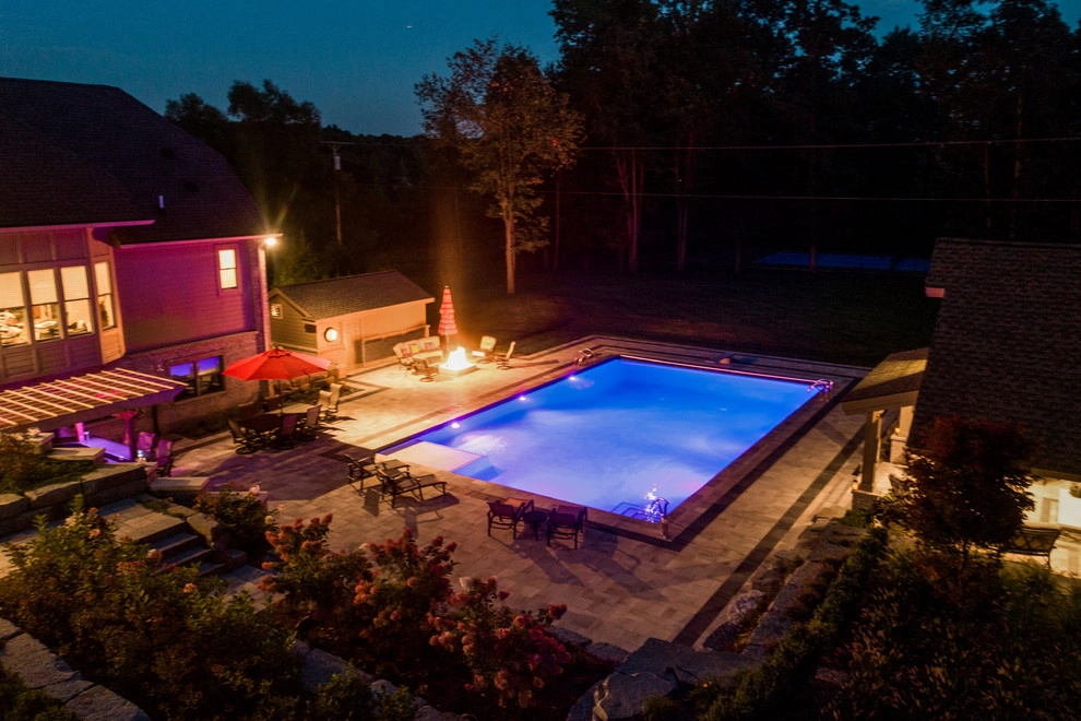 Brighton, MI - Pool Backyard Landscape Design & Install by Troy Clogg Landscape Associates - Photo 15