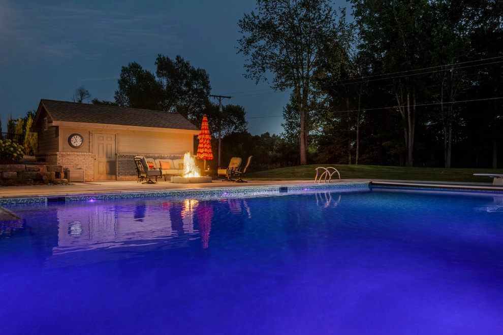 Brighton, MI - Pool Backyard Landscape Design & Install by Troy Clogg Landscape Associates - Photo 31