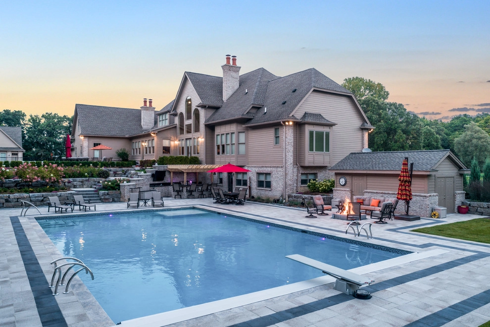Brighton, MI - Pool Backyard Landscape Design & Install by Troy Clogg Landscape Associates - Photo 45
