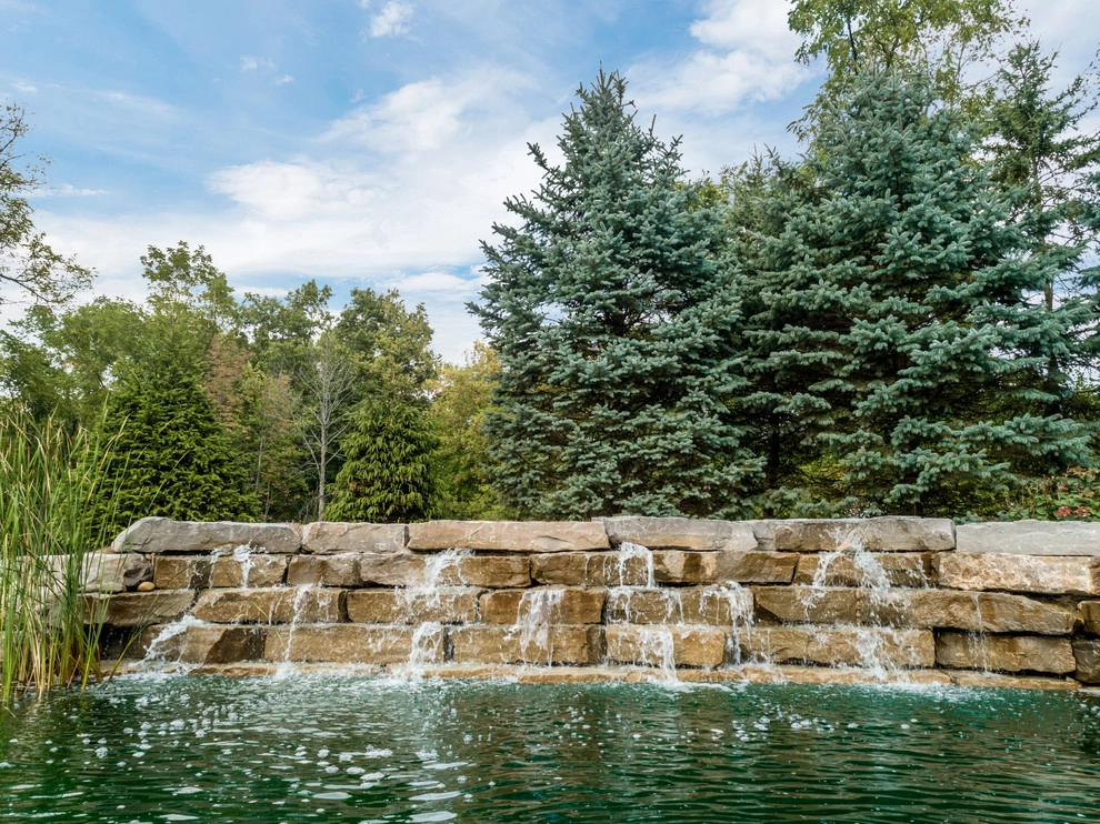 Milford, MI - Backyard Pool Bar Landscape Design & Install by Troy Clogg Landscape Associates - Photo 42