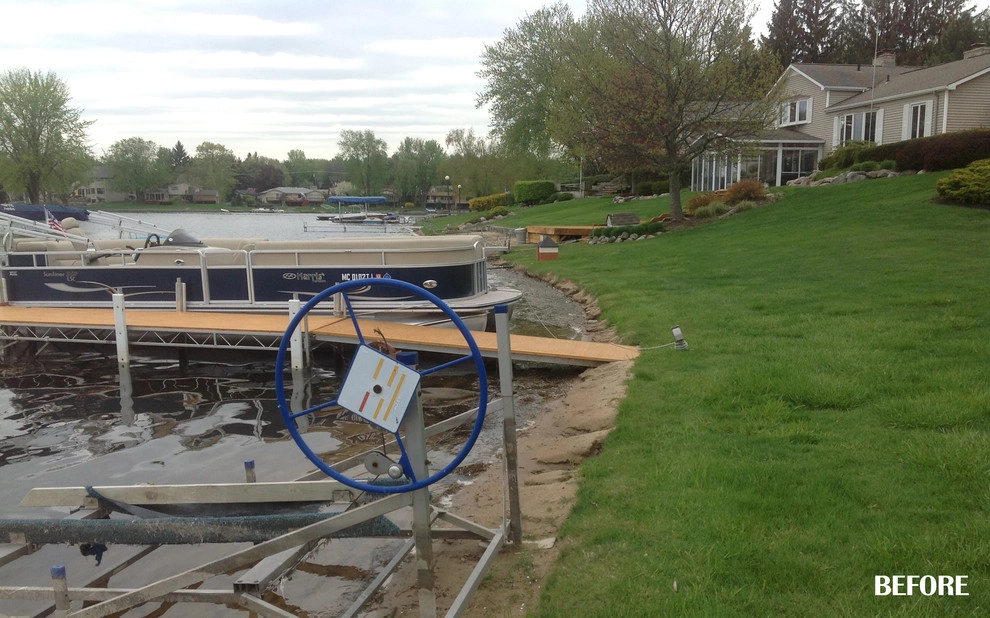 Commerce, MI - Lake Front Backyard Design & Build by Troy Clogg Landscape Associates - Photo 2