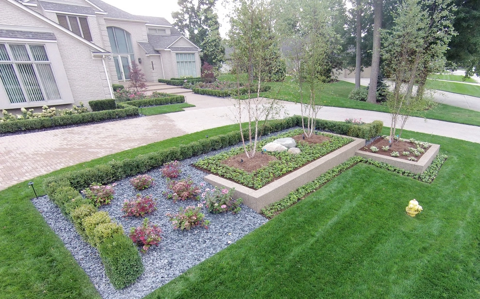Clinton Township, MI - Front Yard Design & Build by Troy Clogg Landscape Associates - Photo 14