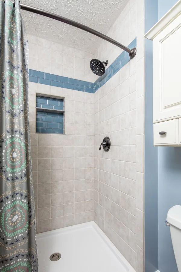 Charming Azure Restroom by HC Remodel & Design - Photo 3