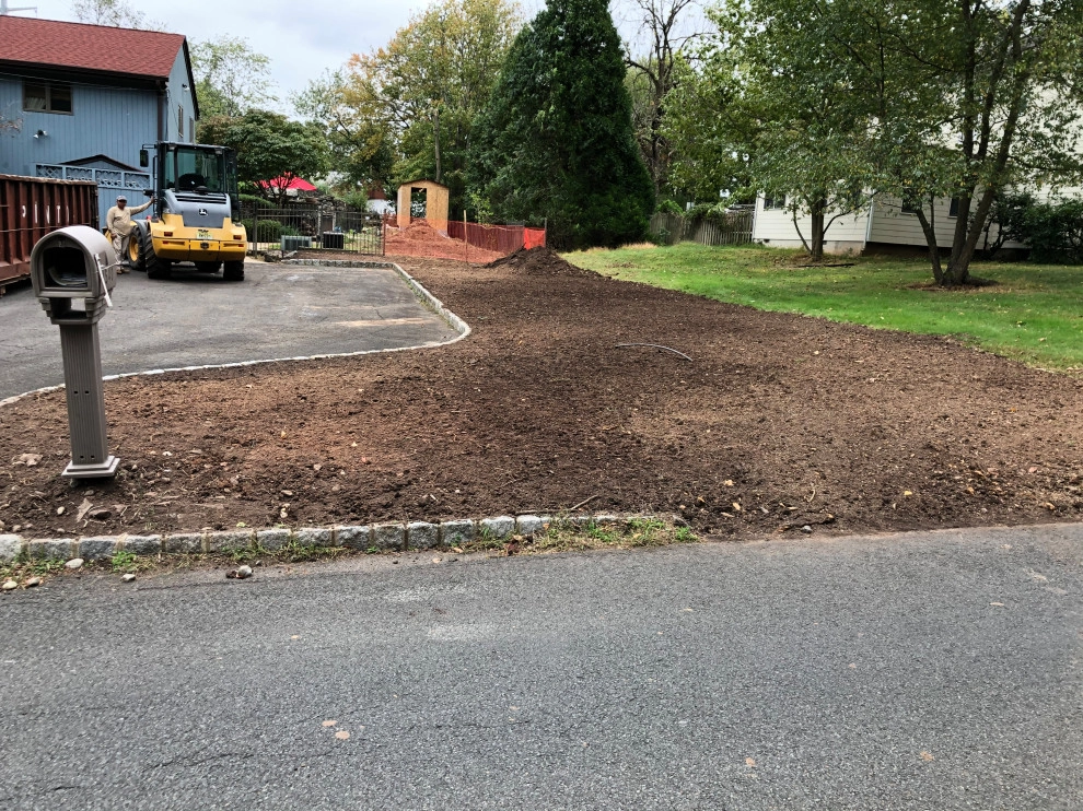 Side Yard grading project - (Before & After) by Truesdale Nursery & Landscape Services - Photo 7