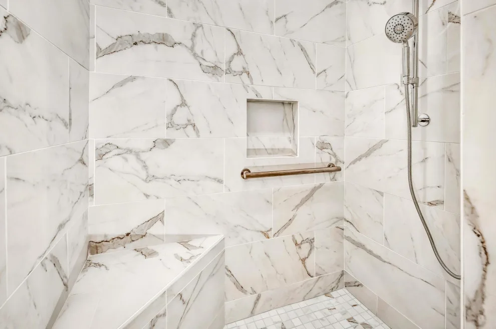 Elegant Modern Spa Bathroom Design by Golden Shore Design And Build - Photo 3
