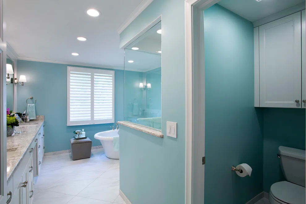 Stunning Stone Spa Bathroom by Persona Kitchen & Bath Solutions, LLC - Photo 11