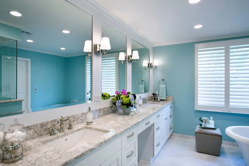 Stunning Stone Spa Bathroom by Persona Kitchen & Bath Solutions, LLC - Photo 7