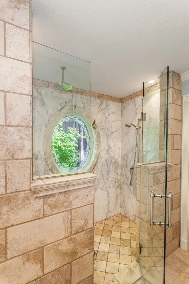 Stone and Tile Bathroom by SBC Contractors - Photo 5
