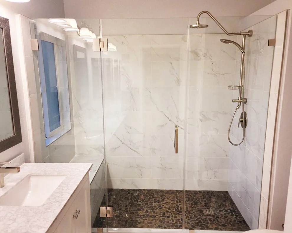 Orange County Marble Bathroom Renovations by American Home Remodeling - Photo 13