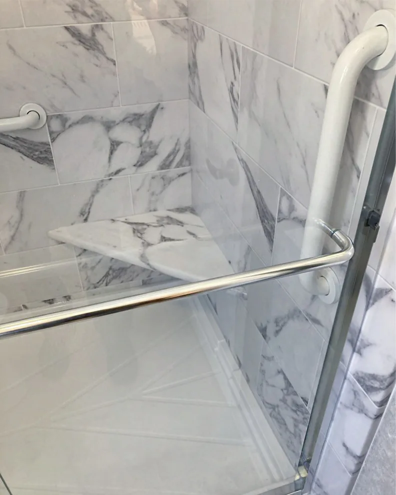 Orange County Marble Bathroom Renovations by American Home Remodeling - Photo 26