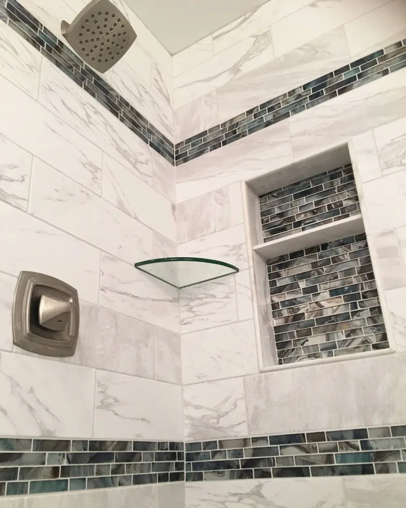 Orange County Marble Bathroom Renovations by American Home Remodeling - Photo 11