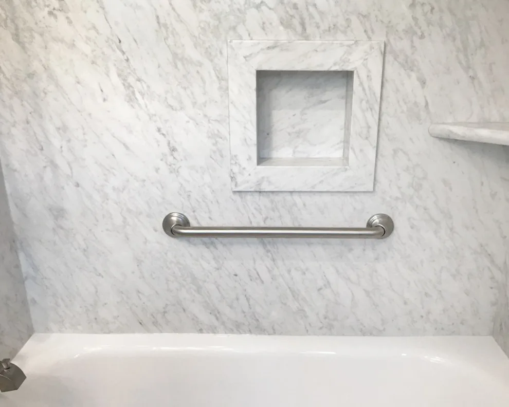 Orange County Marble Bathroom Renovations by American Home Remodeling - Photo 21