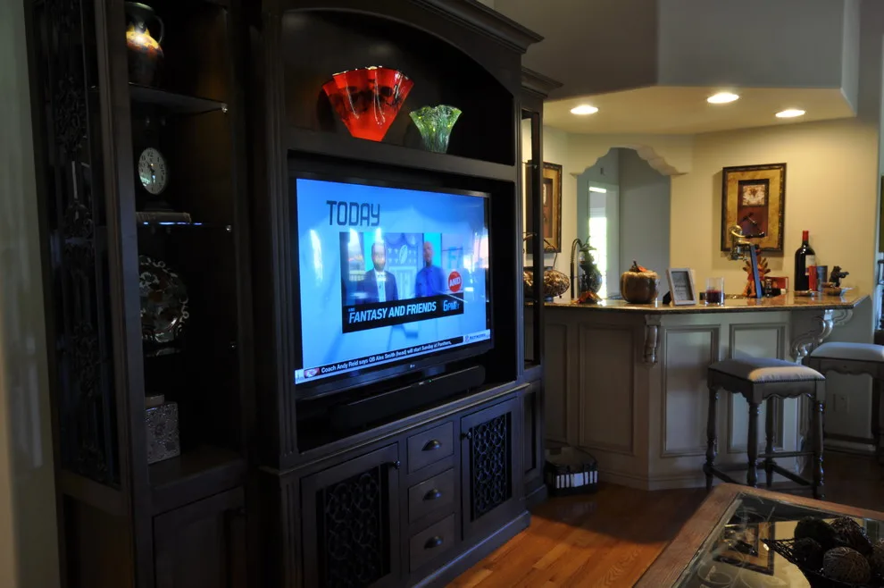 Martinez Bespoke Media Center and Kitchen Refurbishment by Legacy Millworks, Inc. - Photo 10