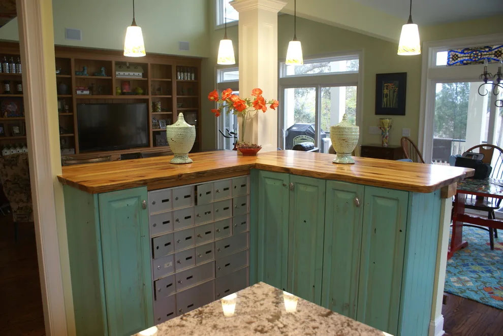 Mary's Vintage Heart Pine Kitchen by Diversified Woods Inc. - Photo 2