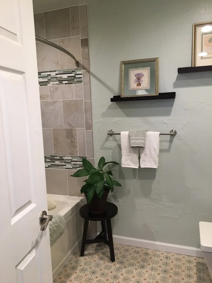 Guest Bathroom by DLM Designer/Remodeler Kitchen And Bath Plus - Photo 2