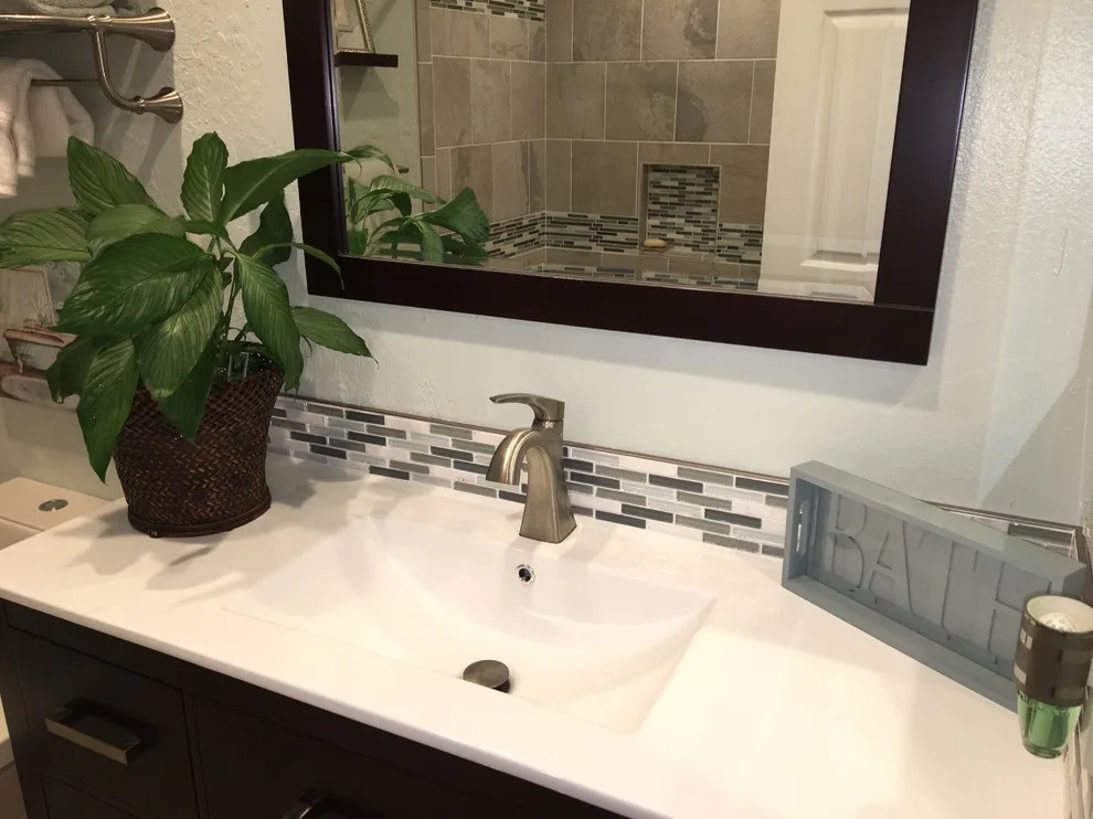 Guest Bathroom by DLM Designer/Remodeler Kitchen And Bath Plus - Photo 4