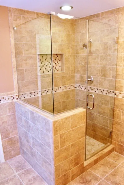 Corner Shower in Master Bathroom by Ballroom Baths & Home Design - Photo 2