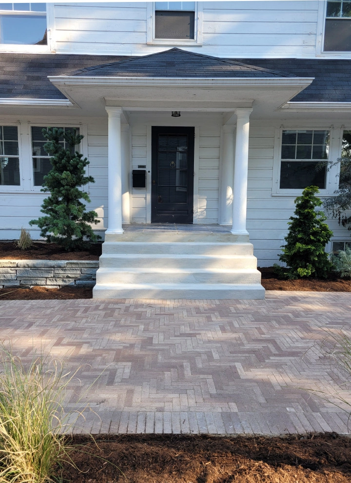 Driveway with historic preservation in mind by Twig Landscape Design, LLC - Photo 7