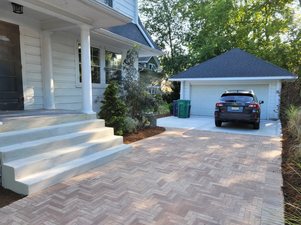 Driveway with historic preservation in mind by Twig Landscape Design, LLC - Photo 6