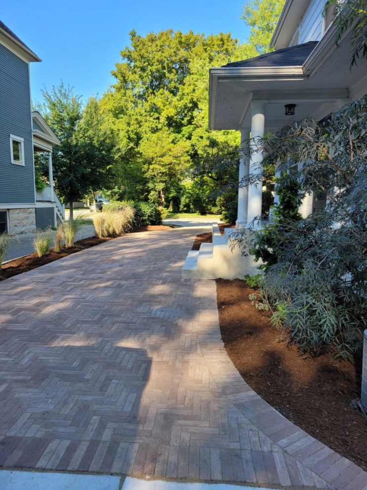 Driveway with historic preservation in mind by Twig Landscape Design, LLC - Photo 8