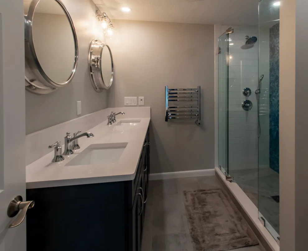 Bold Shower Renovation for Primary Suite by IKitchens Etc, LLC - Photo 2