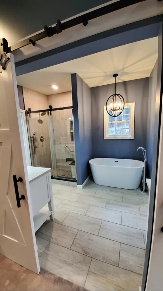 Hazel Drive Master Bathroom Project, Bellwood, PA by Harry's Construction Kitchen & Bath Design Center - Photo 8