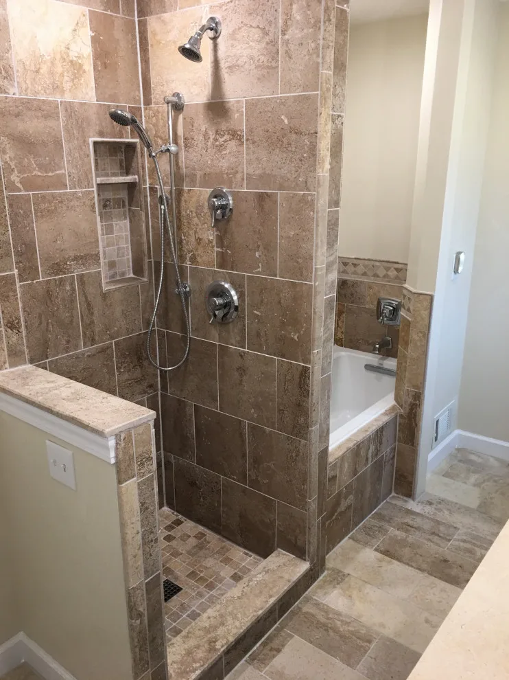 Renovated Layout for Master Bathroom by Spencer Remodeling - Photo 13