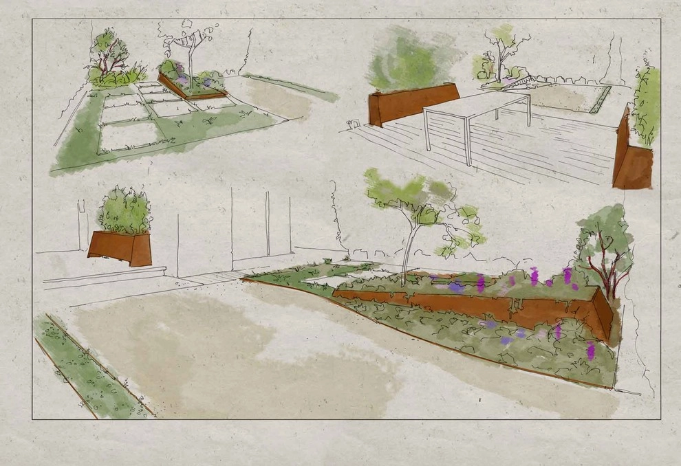 Trapezoidal Corten by Uncommon Gardens - Photo 9