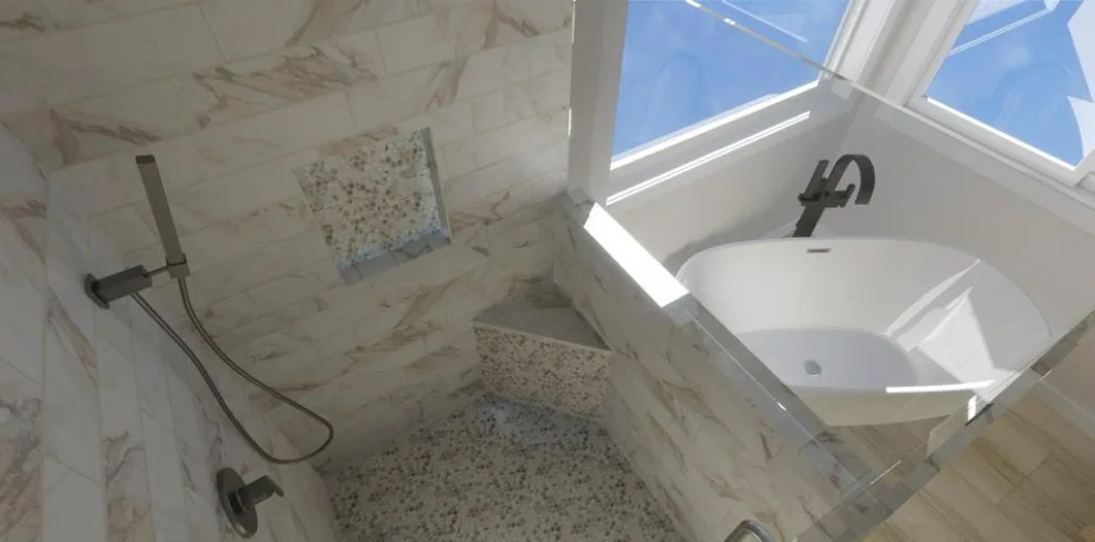 Luxury Bathroom Makeover with 3D Visualization by Austin Dream Remodeling - Photo 7