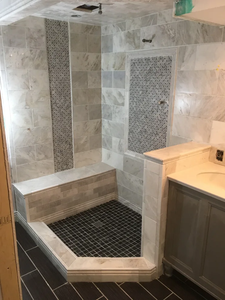 Luxury bathroom featuring heated flooring by Spencer Remodeling - Photo 3