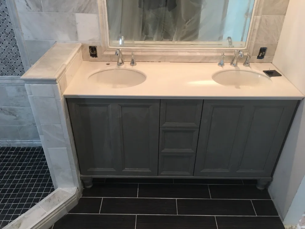 Luxury bathroom featuring heated flooring by Spencer Remodeling - Photo 6