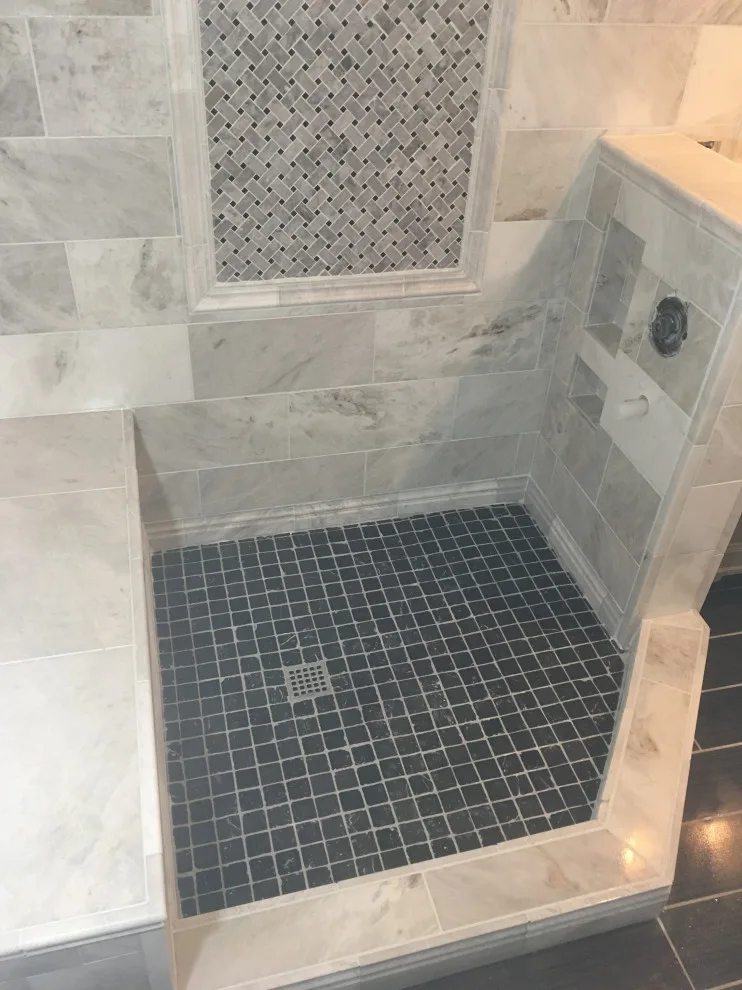 Luxury bathroom featuring heated flooring by Spencer Remodeling - Photo 5