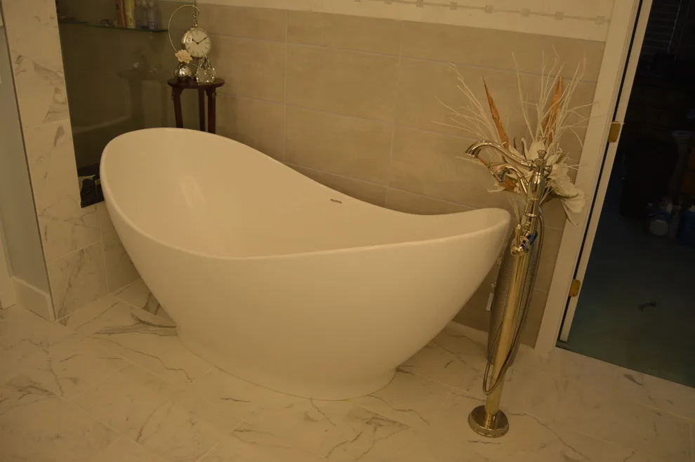 Luxury Bathroom Featuring Steam Shower by Tile KC - Photo 10