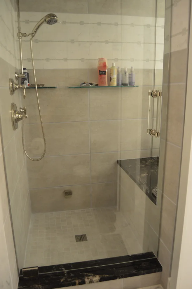 Luxury Bathroom Featuring Steam Shower by Tile KC - Photo 7