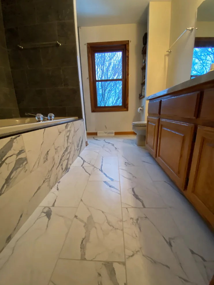 Shower and Jacuzzi Enclosure Masterpiece by Paramount Tile Design - Photo 2