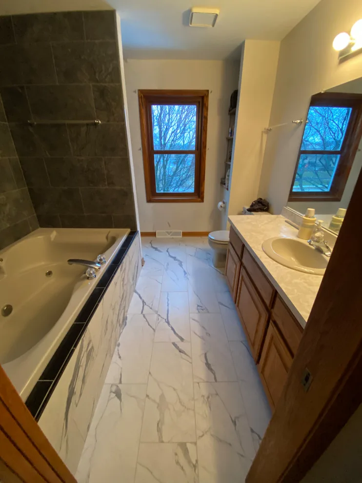 Shower and Jacuzzi Enclosure Masterpiece by Paramount Tile Design - Photo 27