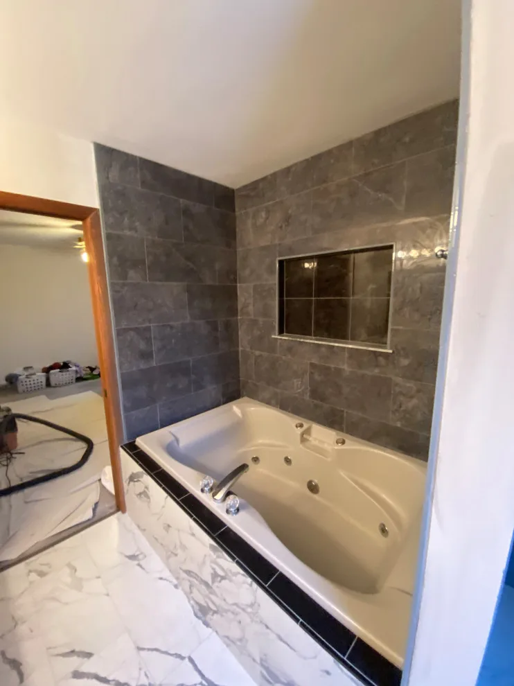 Shower and Jacuzzi Enclosure Masterpiece by Paramount Tile Design - Photo 6