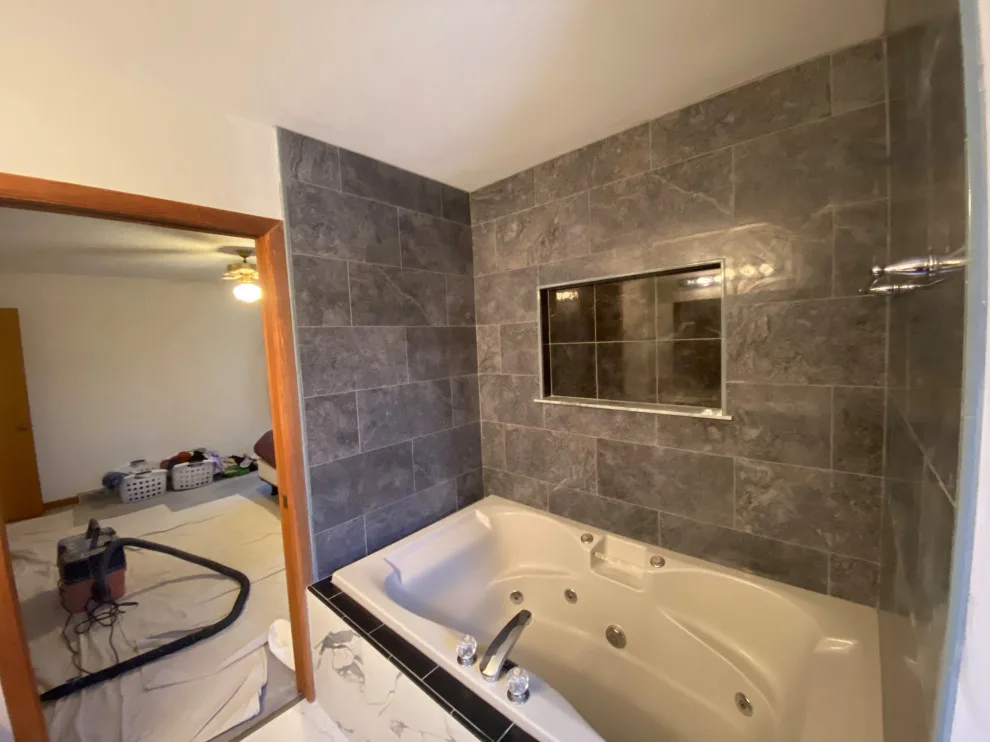 Shower and Jacuzzi Enclosure Masterpiece by Paramount Tile Design - Photo 13