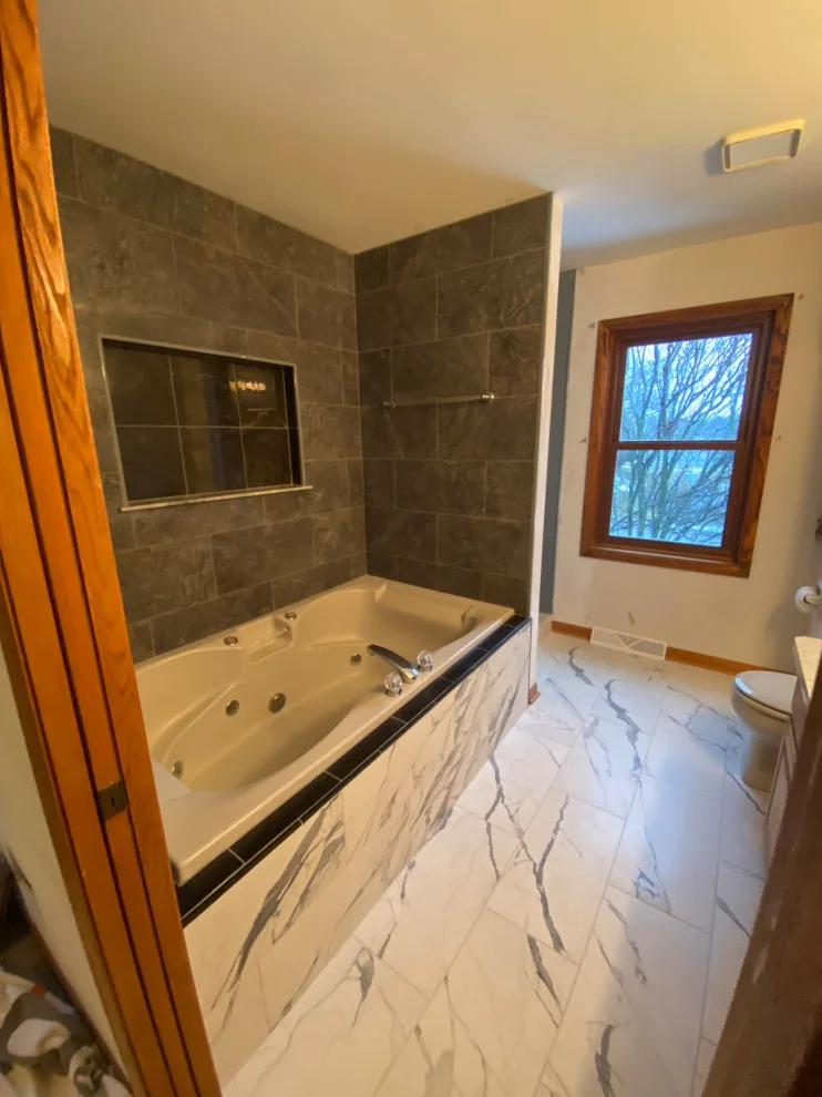 Shower and Jacuzzi Enclosure Masterpiece by Paramount Tile Design - Photo 5