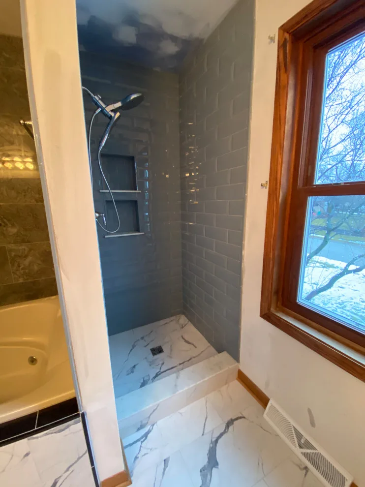 Shower and Jacuzzi Enclosure Masterpiece by Paramount Tile Design - Photo 18