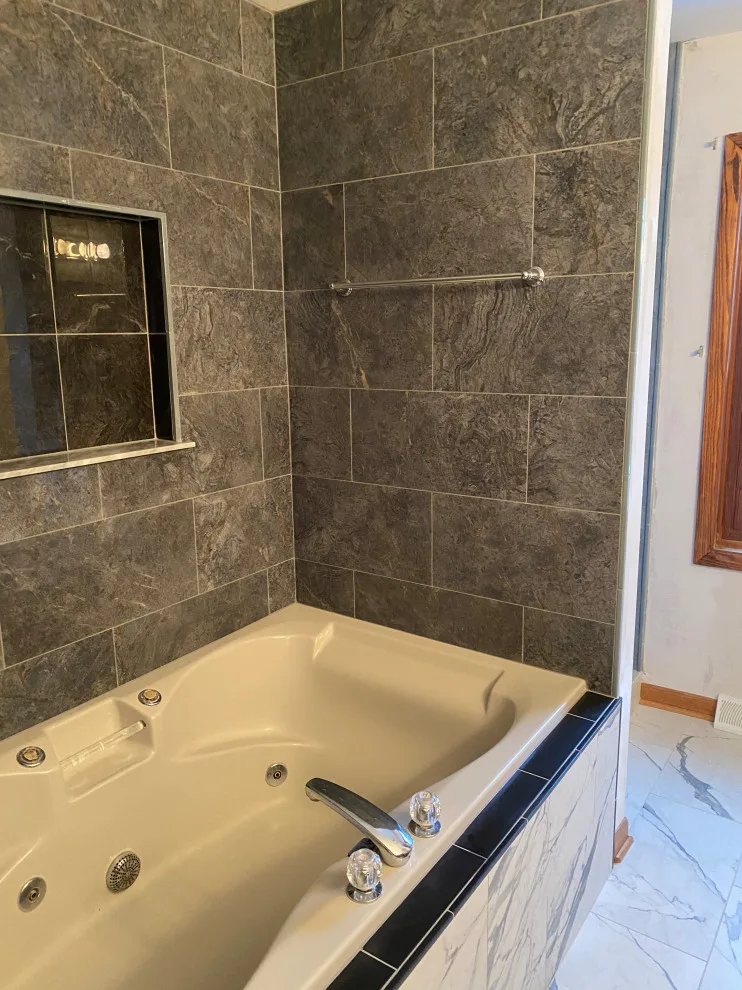 Shower and Jacuzzi Enclosure Masterpiece by Paramount Tile Design - Photo 11