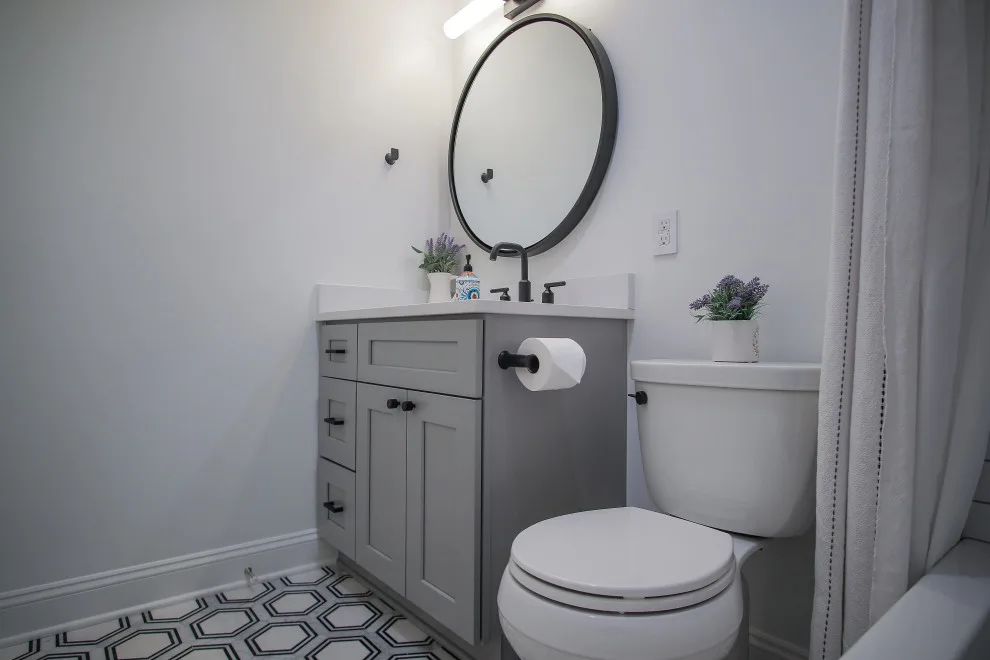 Augustine Way Hall Restroom by DGK Design + Build - Photo 2