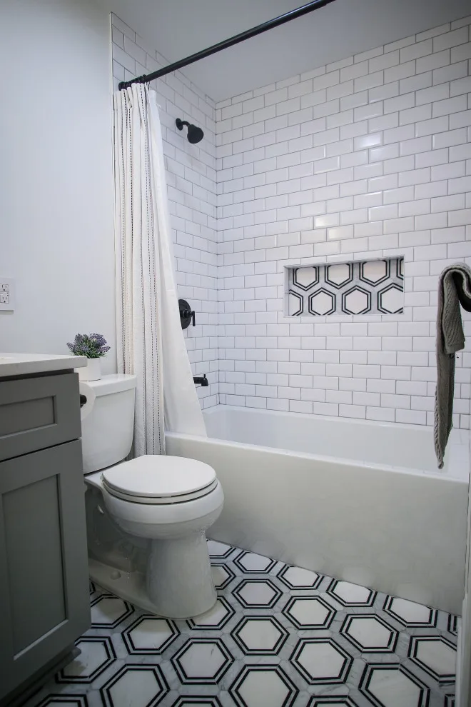 Augustine Way Hall Restroom by DGK Design + Build - Photo 6