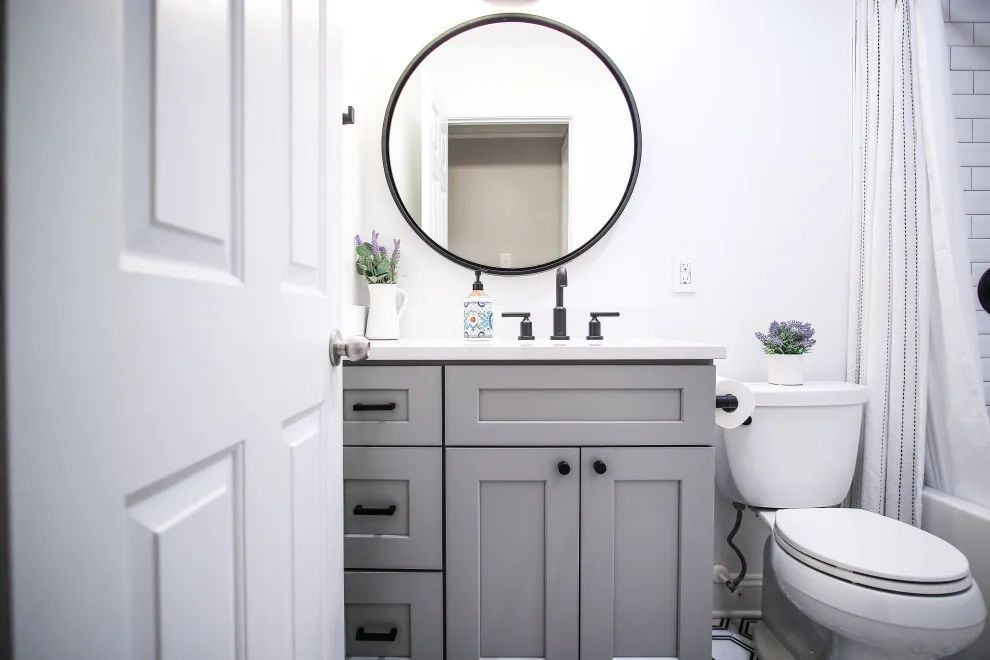 Augustine Way Hall Restroom by DGK Design + Build - Photo 8