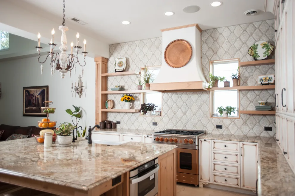 Mediterranean Villa Culinary Space by Bekah Wagner Design - Photo 8