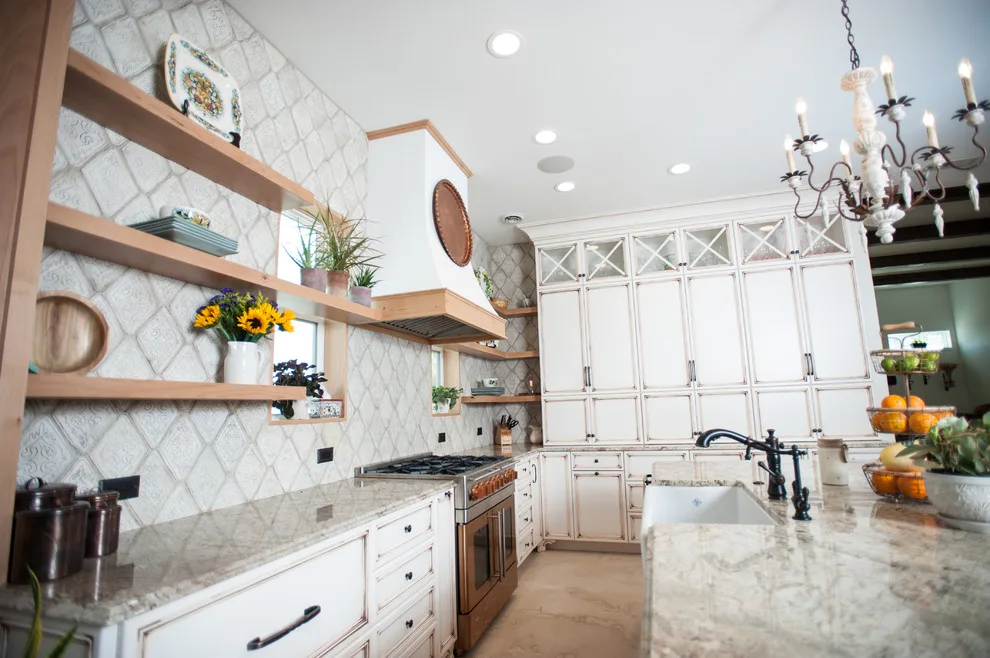 Mediterranean Villa Culinary Space by Bekah Wagner Design - Photo 7