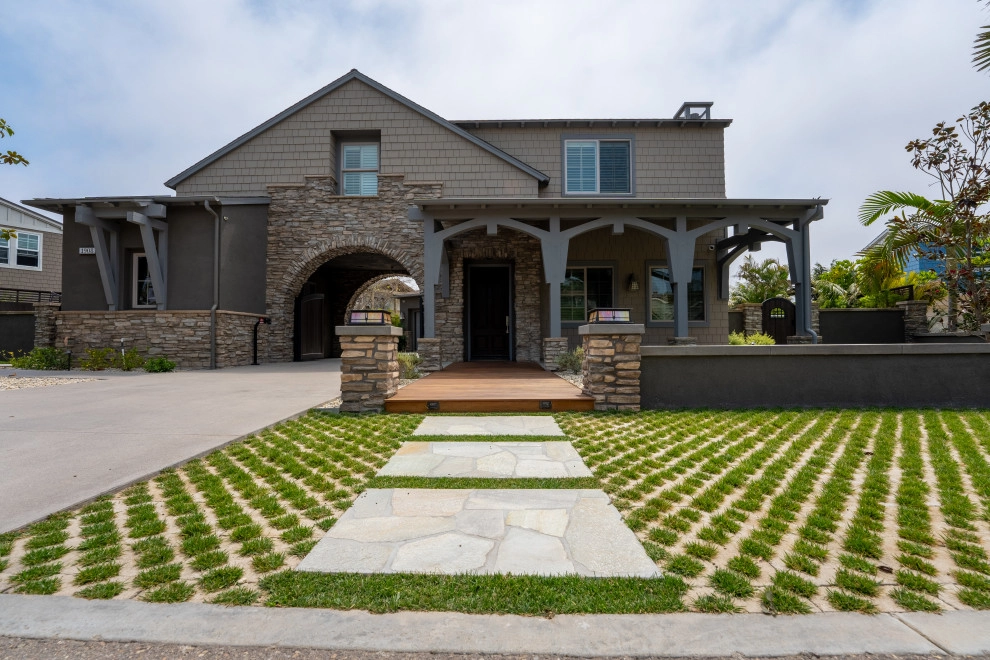 FRONT & BACK LANDSCAPE REMODEL by BNC Builders INC. - Photo 4