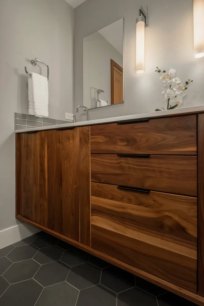 Mid-Century Bathroom Renovation by IRC Kitchen & Bath - Photo 3