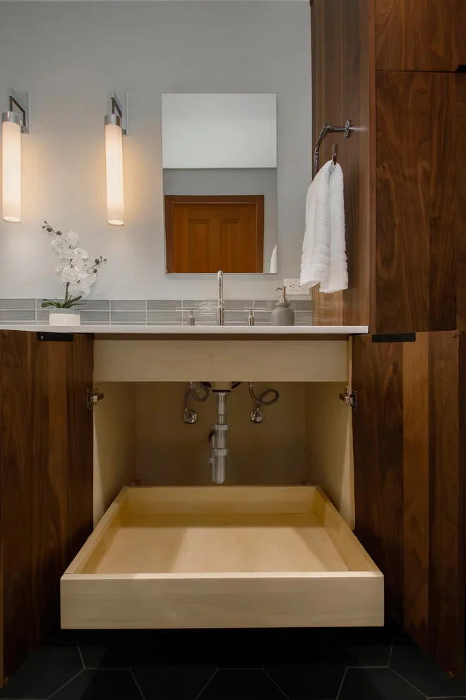 Mid-Century Bathroom Renovation by IRC Kitchen & Bath - Photo 4