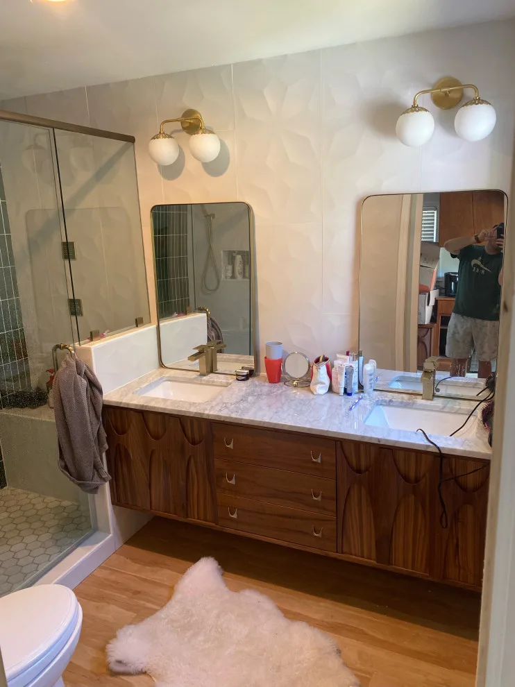 Mid-Century Inspired Kitchen and Bathroom by Remodel Greenville - Photo 6